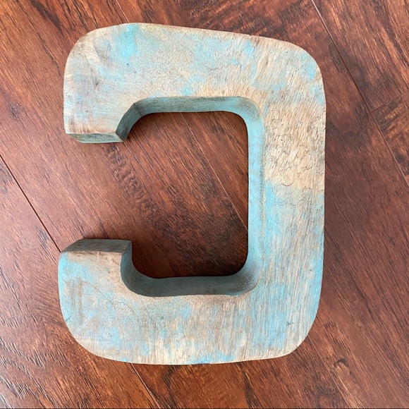 Wooden initial block - Picture 5 of 9